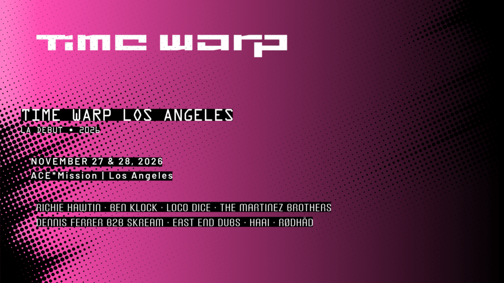 Time Warp Los Angeles 2026 debut at ACE*Mission, November 27–28, 2026